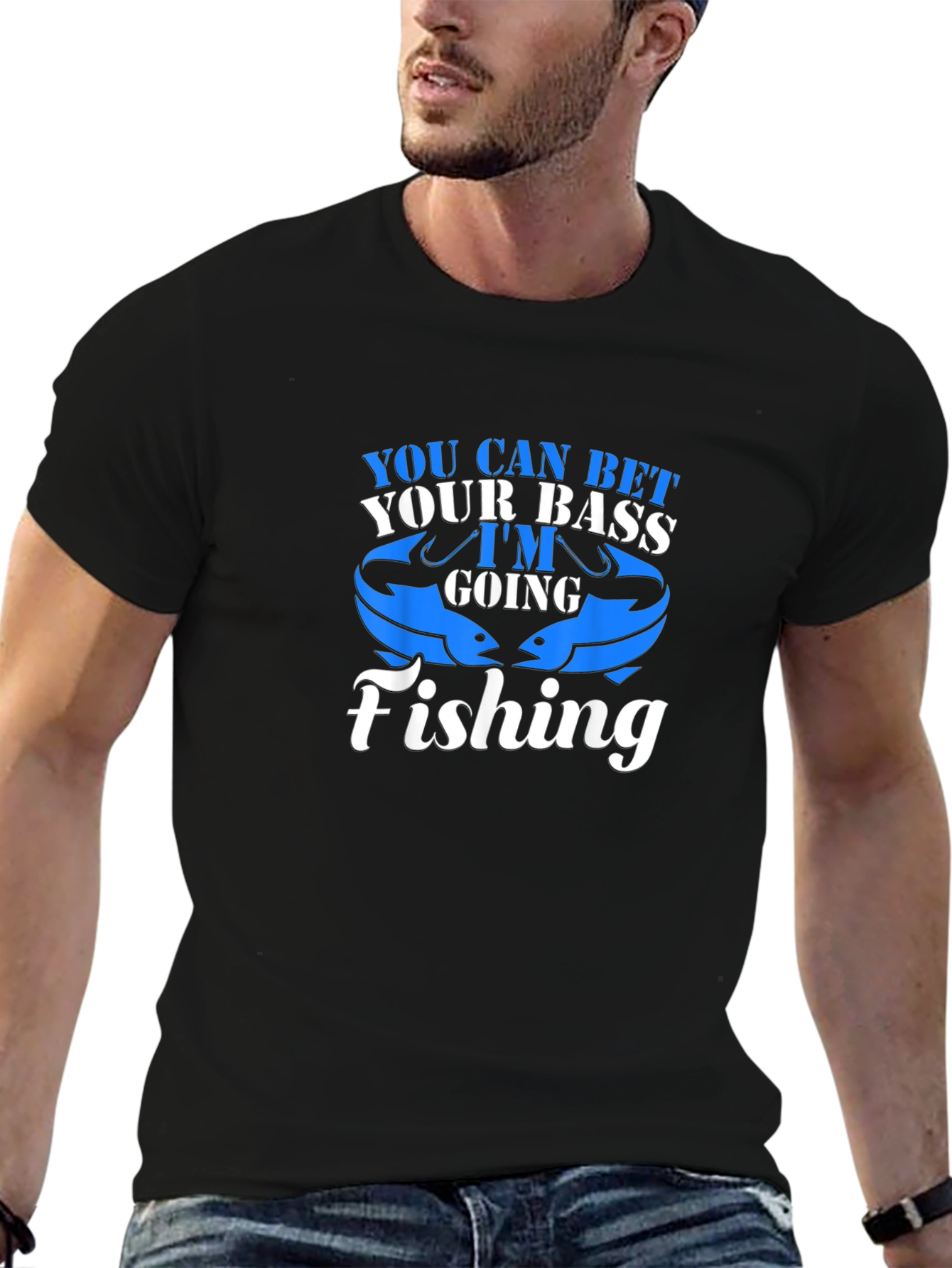 Bass Fishing Graphic T-Shirt