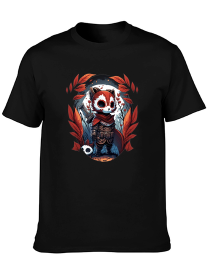 Raccoon Warrior T-Shirt - Unique Graphic Tee