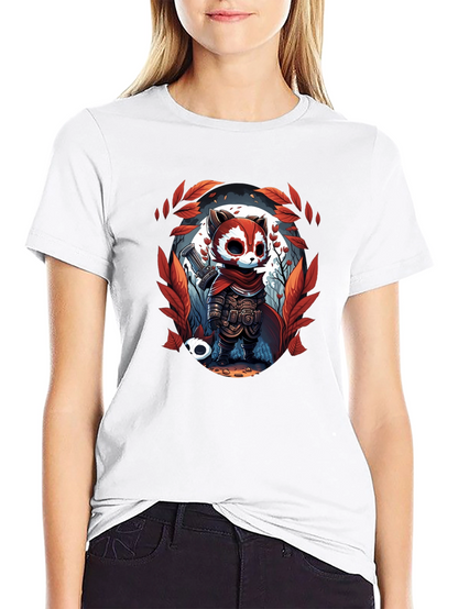 Raccoon Warrior T-Shirt - Unique Graphic Tee