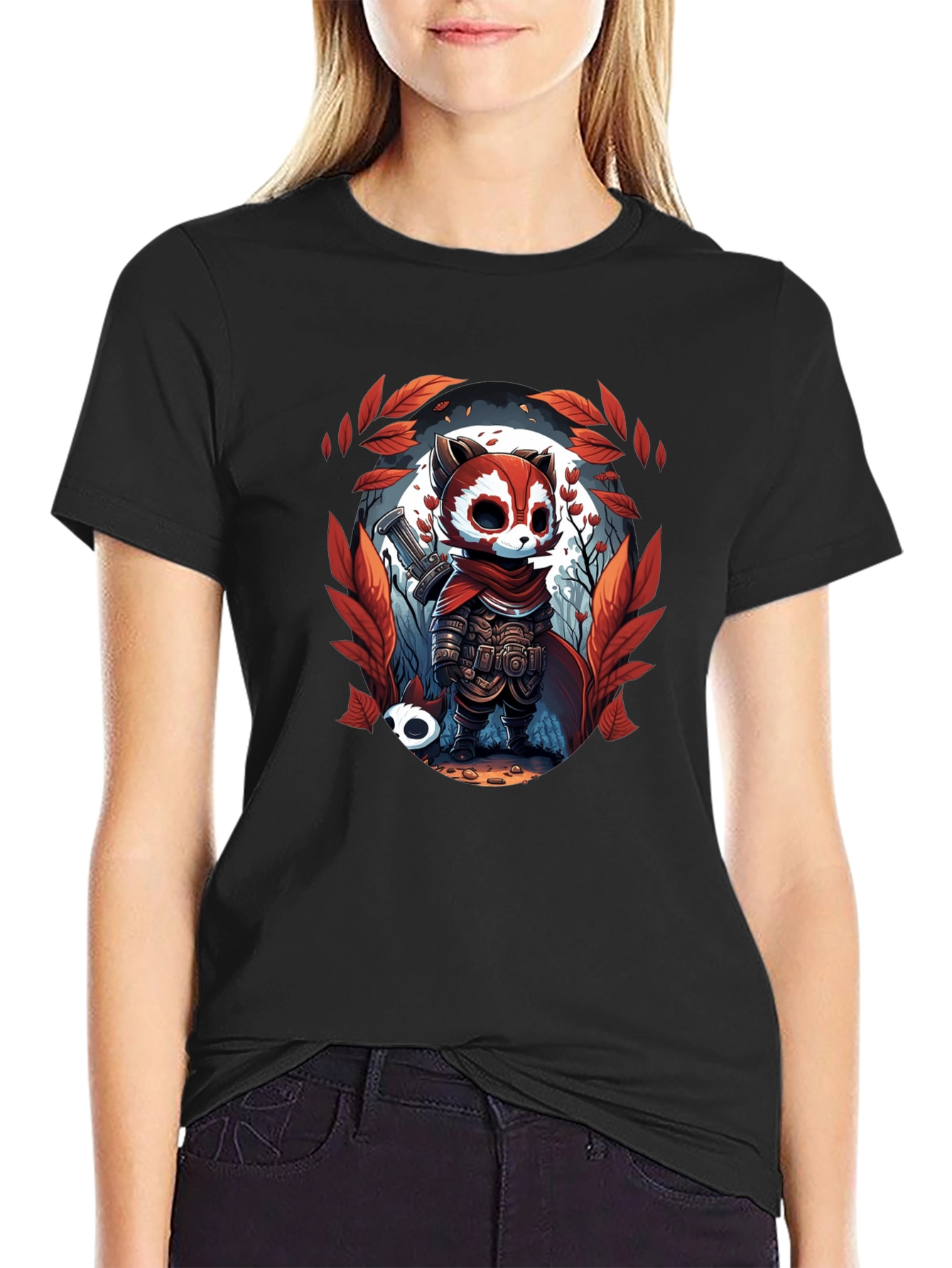 Raccoon Warrior T-Shirt - Unique Graphic Tee