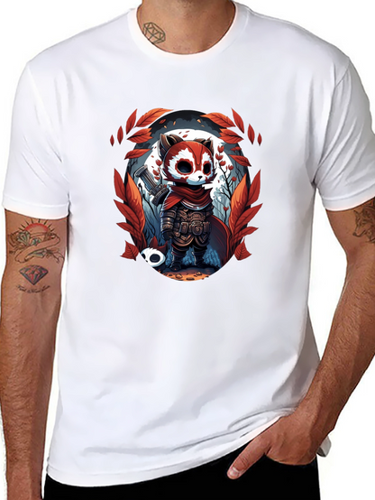 Raccoon Warrior T-Shirt - Unique Graphic Tee