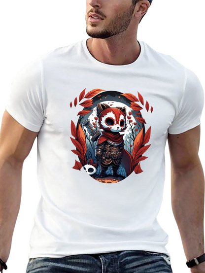 Raccoon Warrior T-Shirt - Unique Graphic Tee