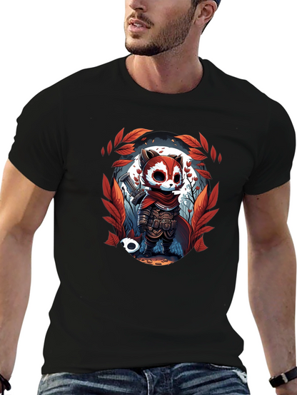 Raccoon Warrior T-Shirt - Unique Graphic Tee