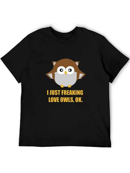 I Love Owls Graphic T-Shirt