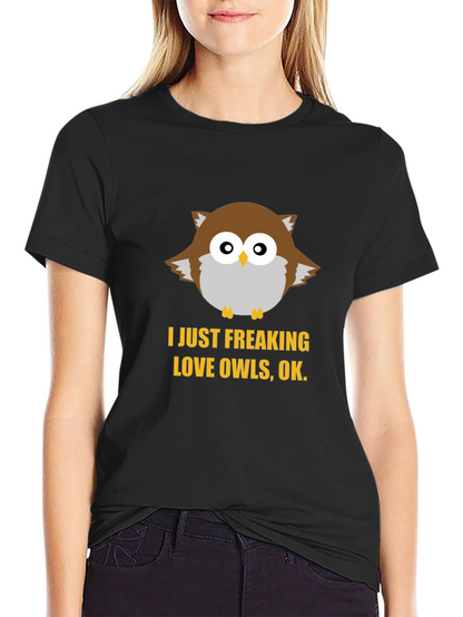 I Love Owls Graphic T-Shirt