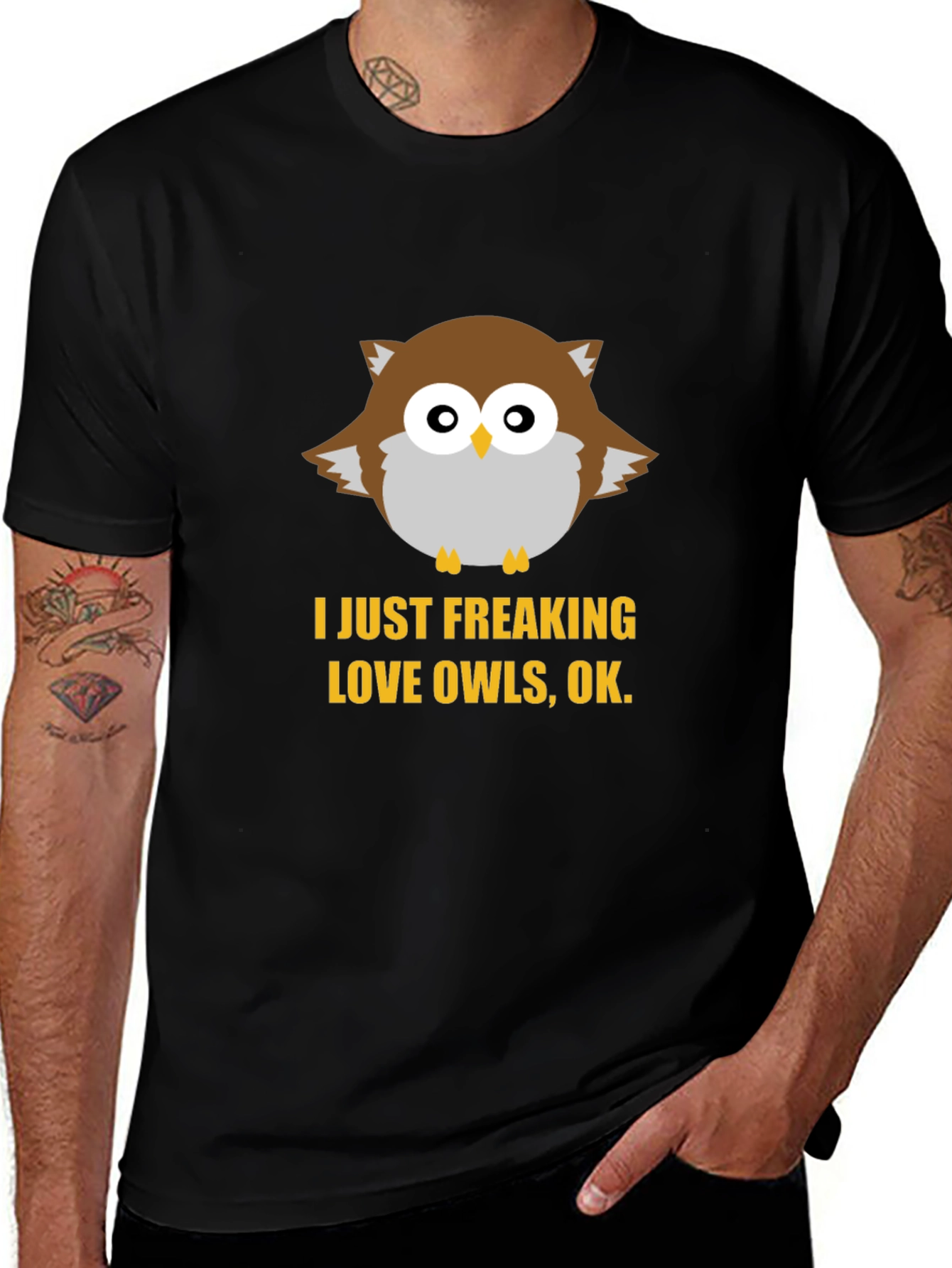 I Love Owls Graphic T-Shirt