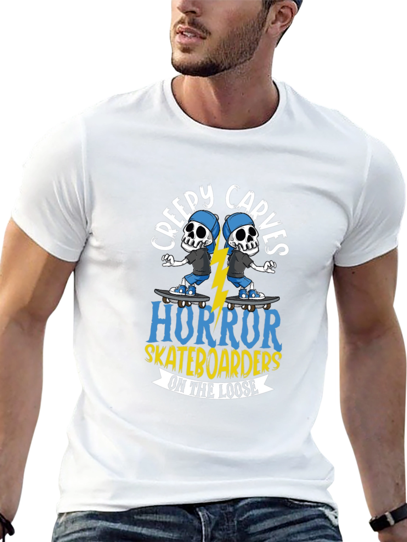 Creepy Carves Horror Skateboarders T-Shirt