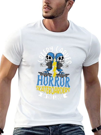 Creepy Carves Horror Skateboarders T-Shirt