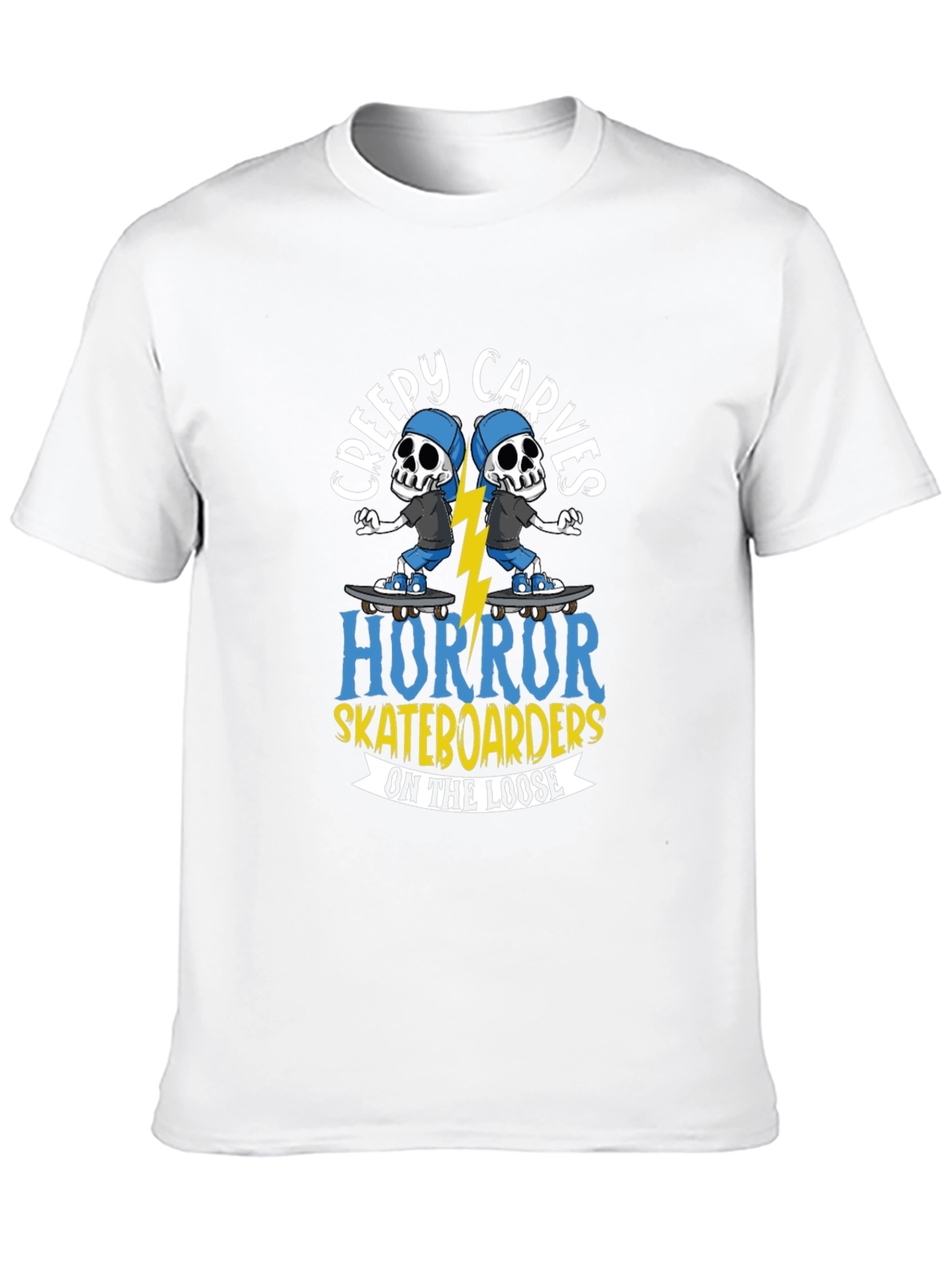 Creepy Carves Horror Skateboarders T-Shirt