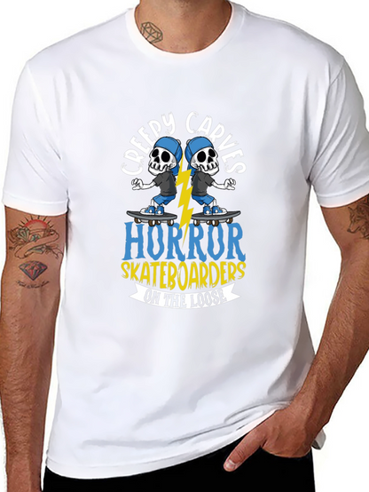 Creepy Carves Horror Skateboarders T-Shirt