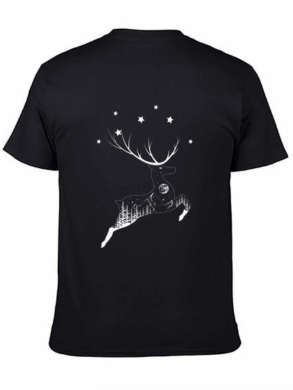 Reindeer Silhouette Graphic T-Shirt
