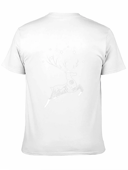 Reindeer Silhouette Graphic T-Shirt