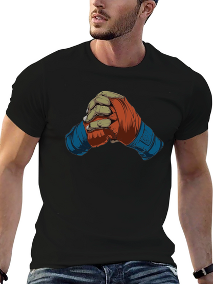 Knuckle Up Tee - Boxing Hand Wrap Graphic T-Shirt