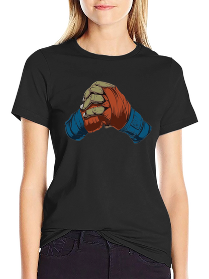 Knuckle Up Tee - Boxing Hand Wrap Graphic T-Shirt