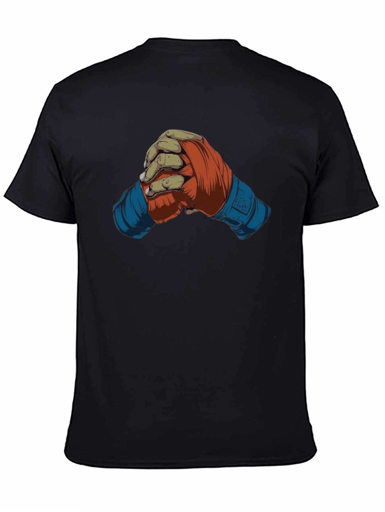 Knuckle Up Tee - Boxing Hand Wrap Graphic T-Shirt