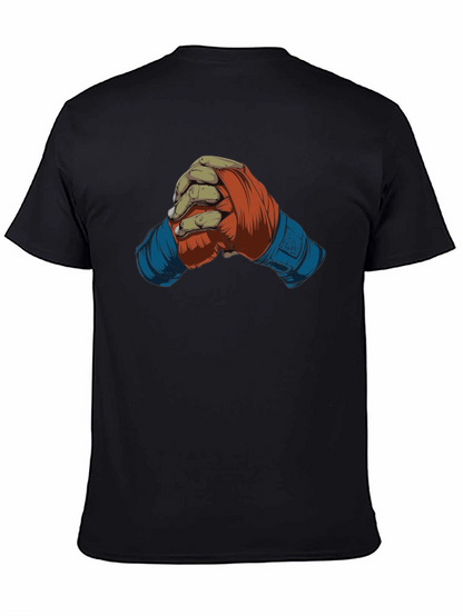 Knuckle Up Tee - Boxing Hand Wrap Graphic T-Shirt