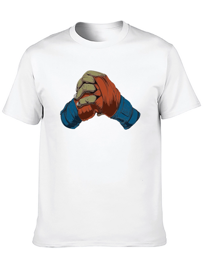 Knuckle Up Tee - Boxing Hand Wrap Graphic T-Shirt