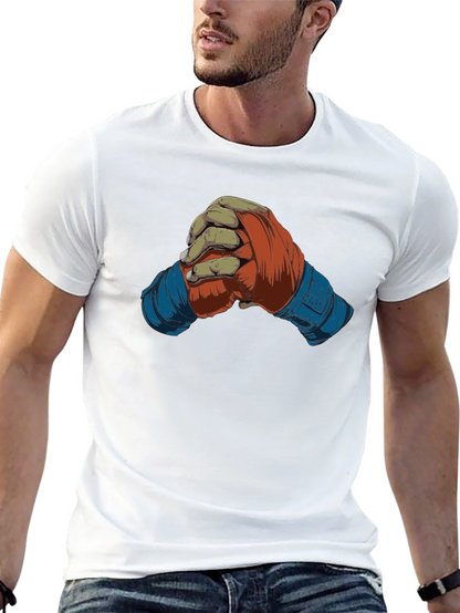Knuckle Up Tee - Boxing Hand Wrap Graphic T-Shirt