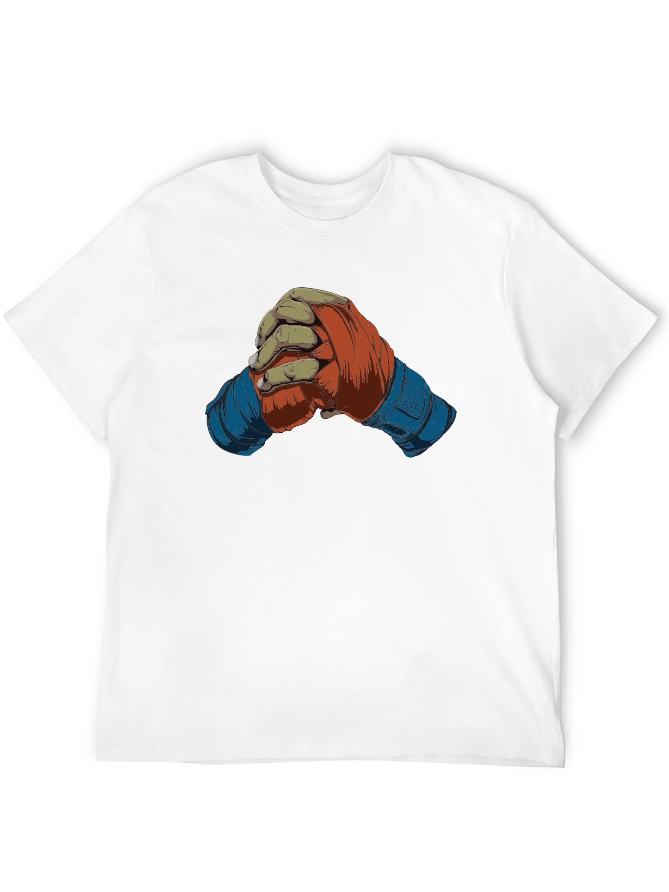Knuckle Up Tee - Boxing Hand Wrap Graphic T-Shirt