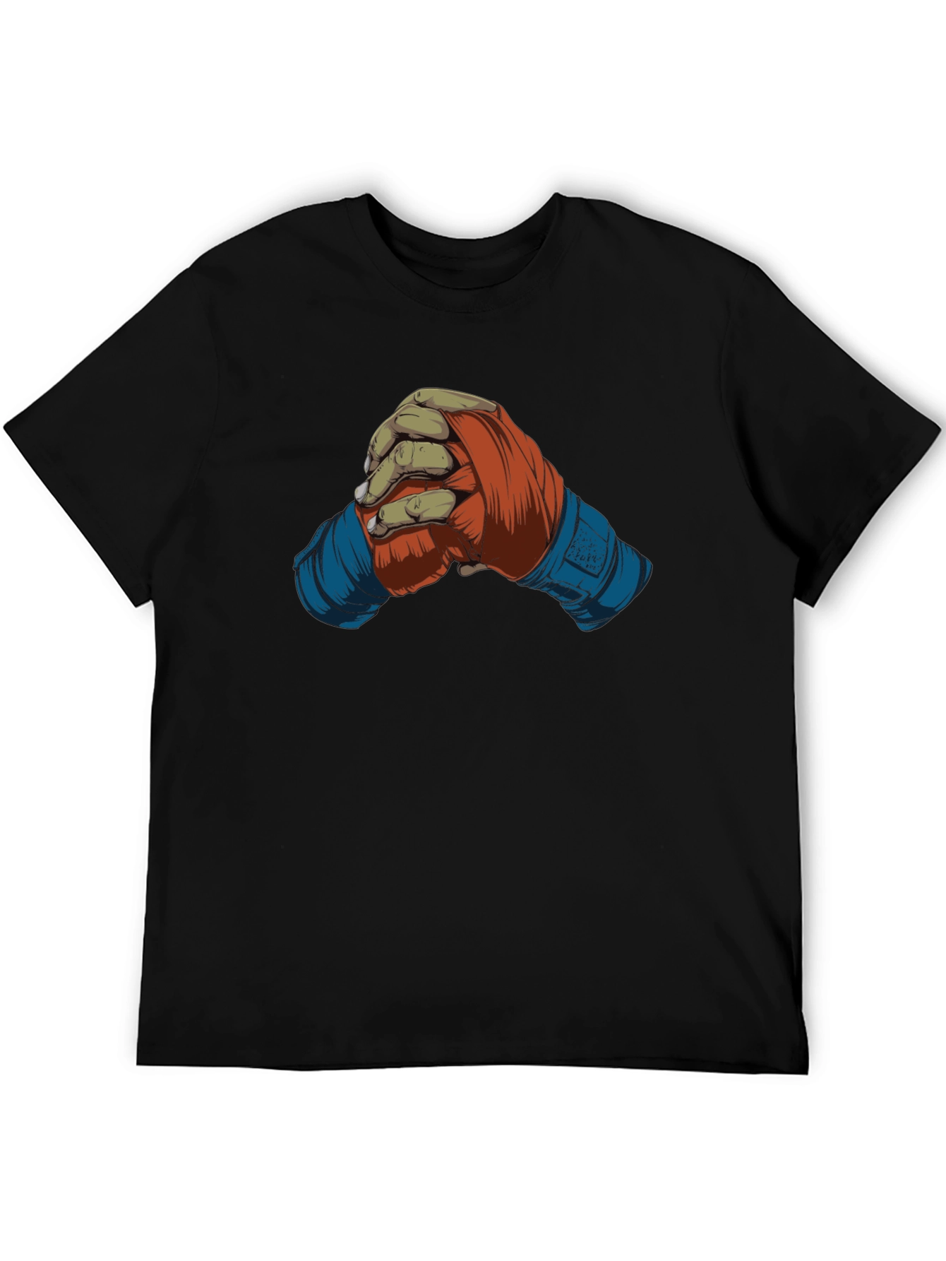 Knuckle Up Tee - Boxing Hand Wrap Graphic T-Shirt