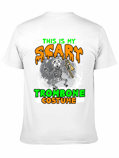 Scary Trombone Costume Halloween T-Shirt