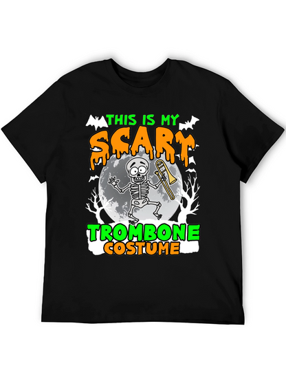 Scary Trombone Costume Halloween T-Shirt