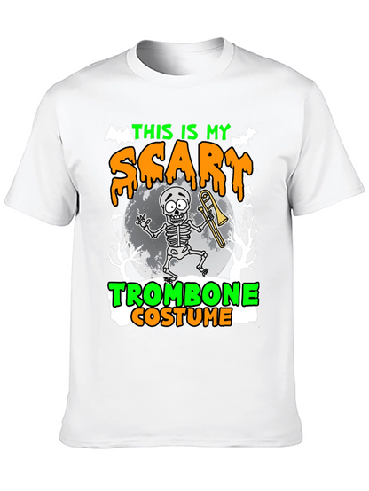 Scary Trombone Costume Halloween T-Shirt