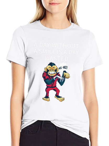 Smile Wasted Day Tee - Monkey Design