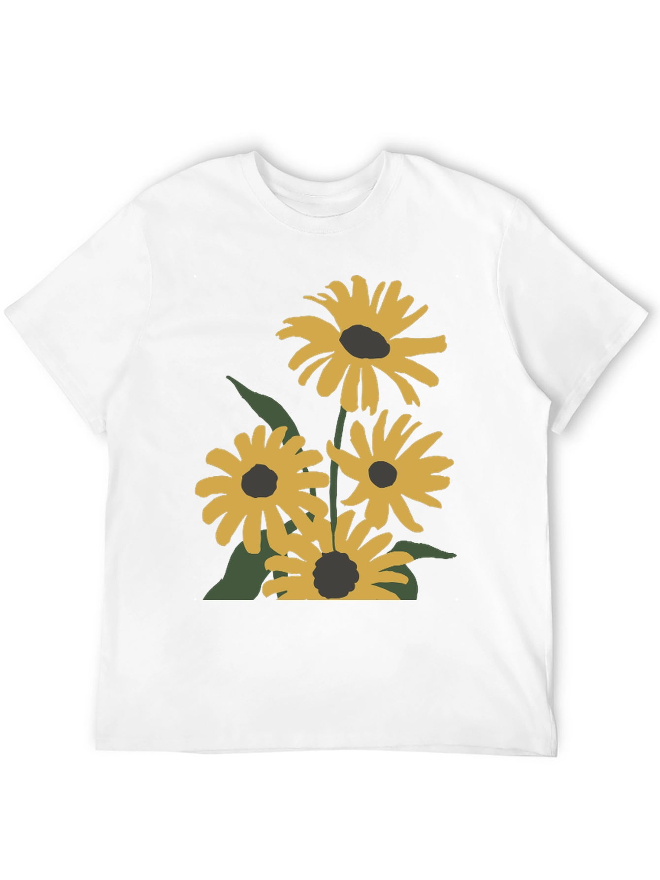 Black Floral Graphic T-Shirt