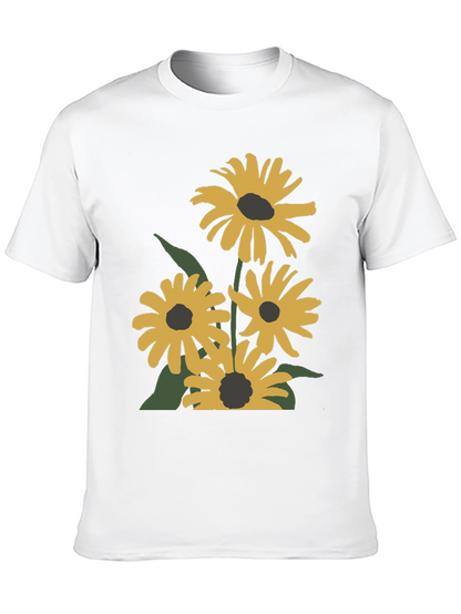 Black Floral Graphic T-Shirt