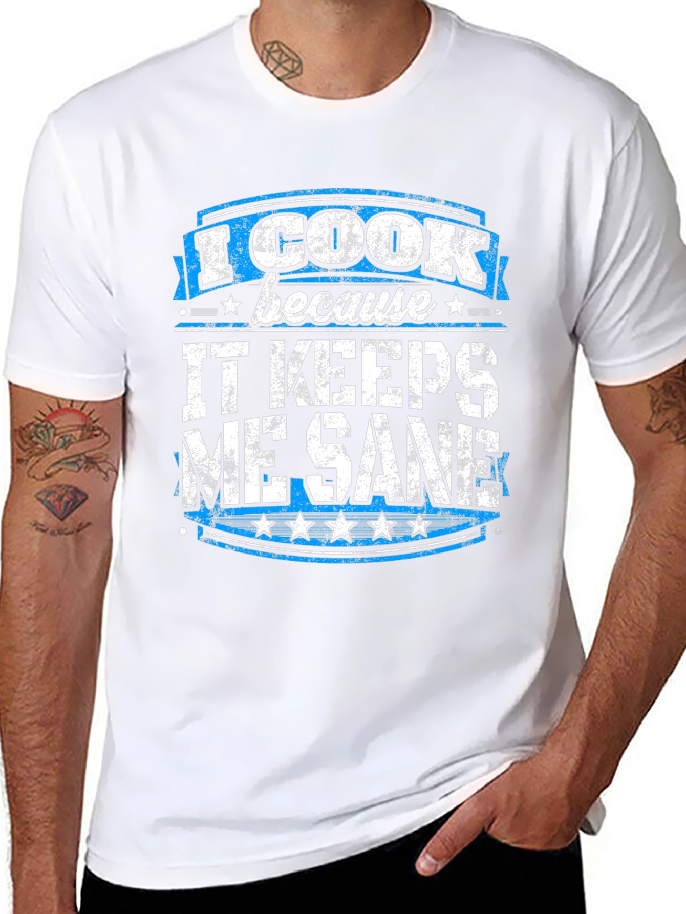 I Cook Because It Keeps Me Sane Graphic Tee
