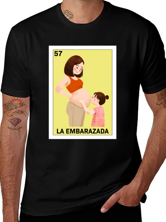 Embarazada T-Shirt - Cute Cartoon Graphic Tee