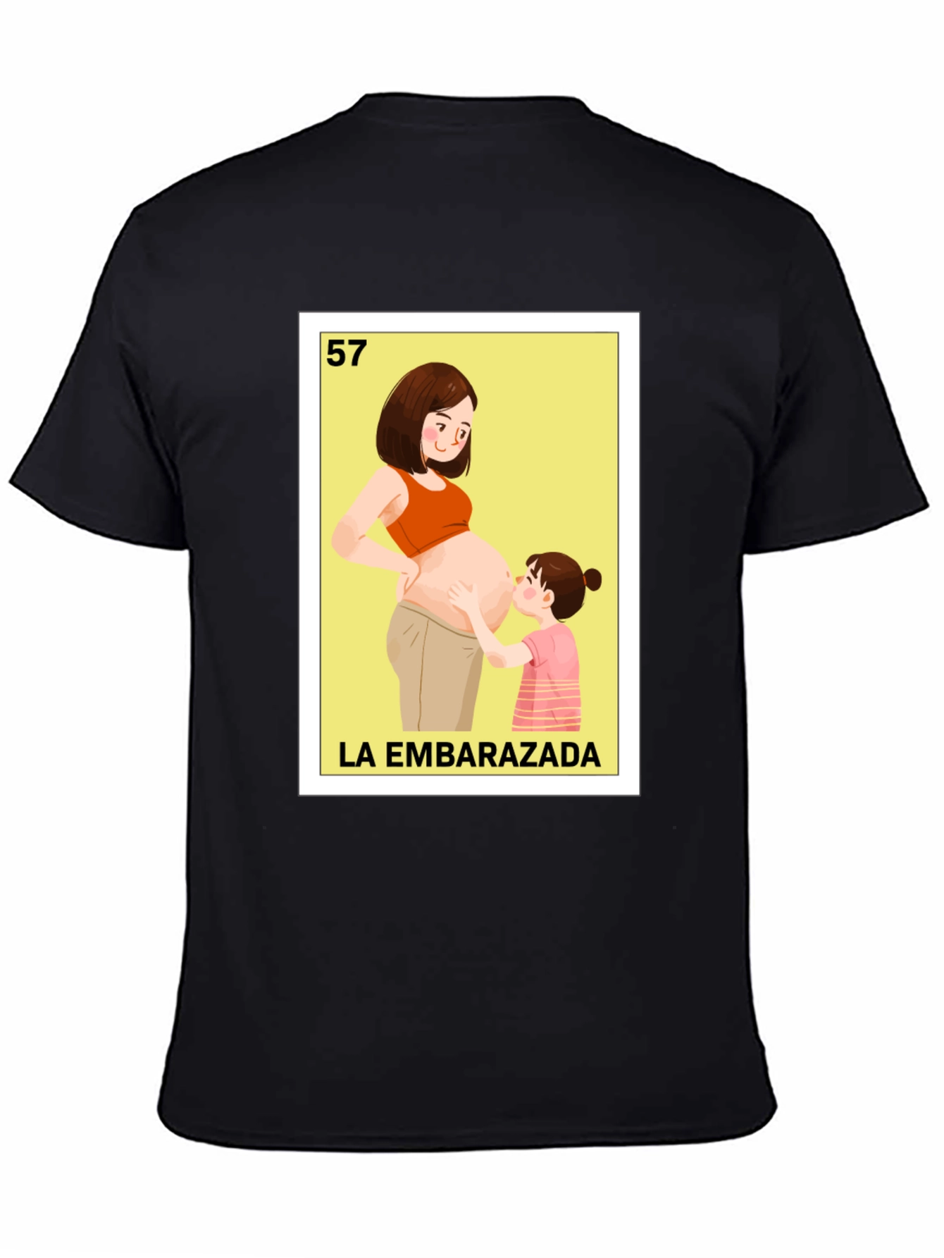 Embarazada T-Shirt - Cute Cartoon Graphic Tee
