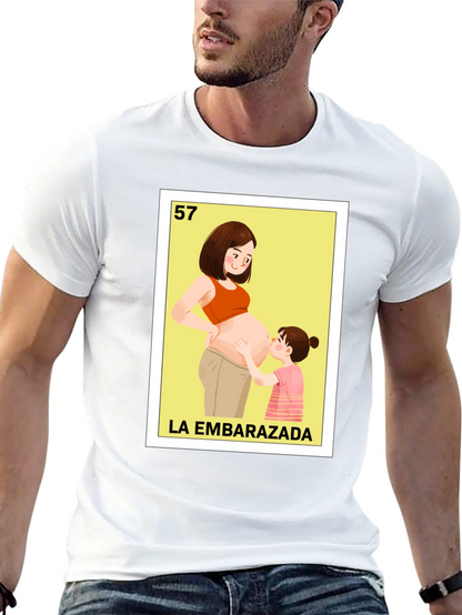 Embarazada T-Shirt - Cute Cartoon Graphic Tee