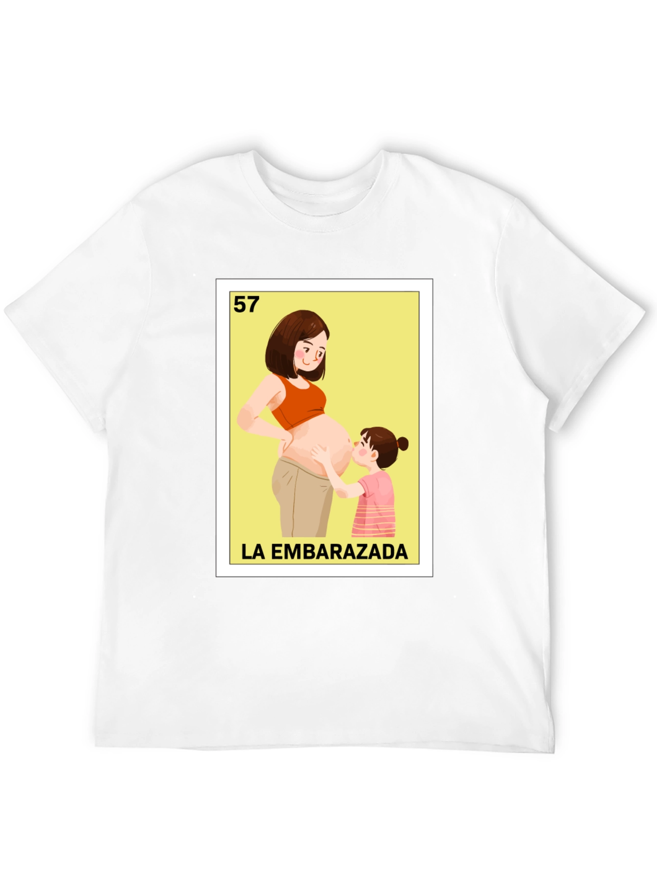 Embarazada T-Shirt - Cute Cartoon Graphic Tee
