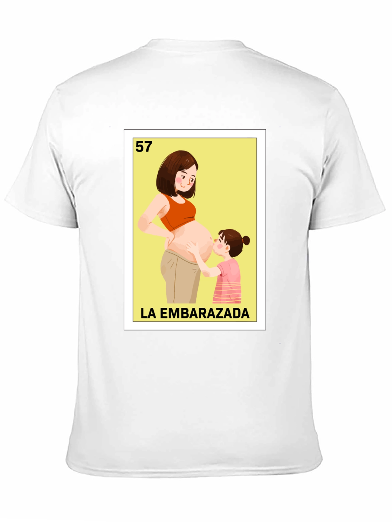 Embarazada T-Shirt - Cute Cartoon Graphic Tee