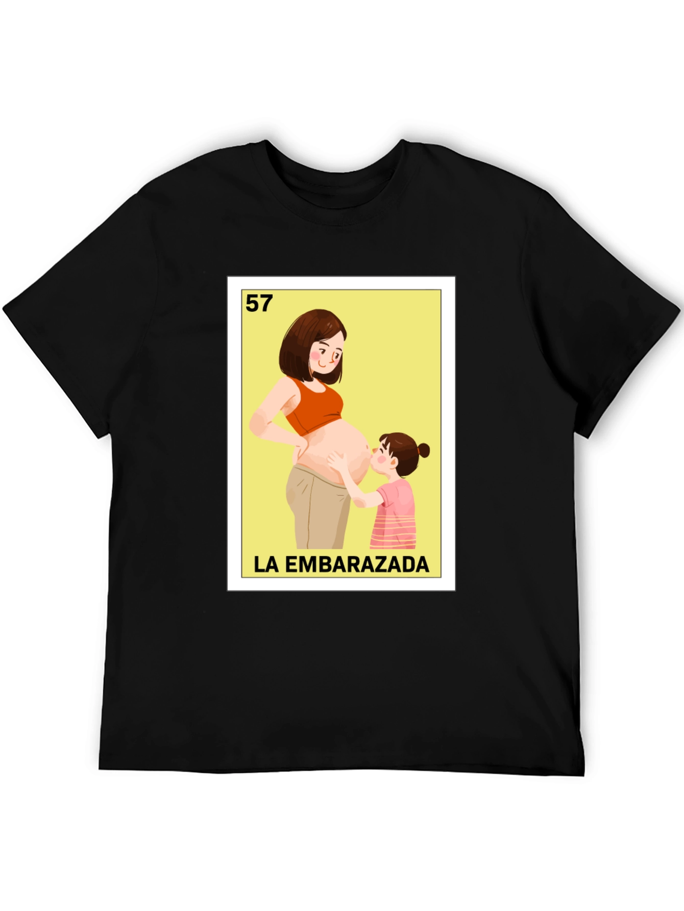 Embarazada T-Shirt - Cute Cartoon Graphic Tee