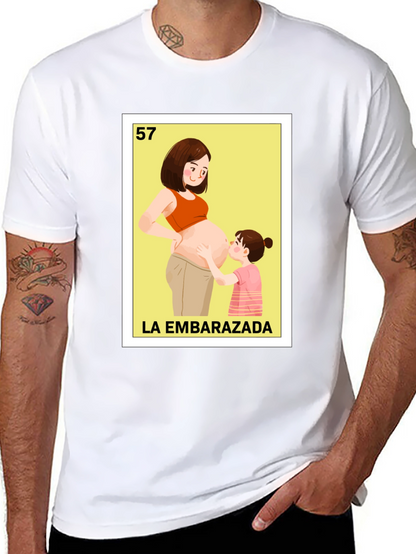 Embarazada T-Shirt - Cute Cartoon Graphic Tee