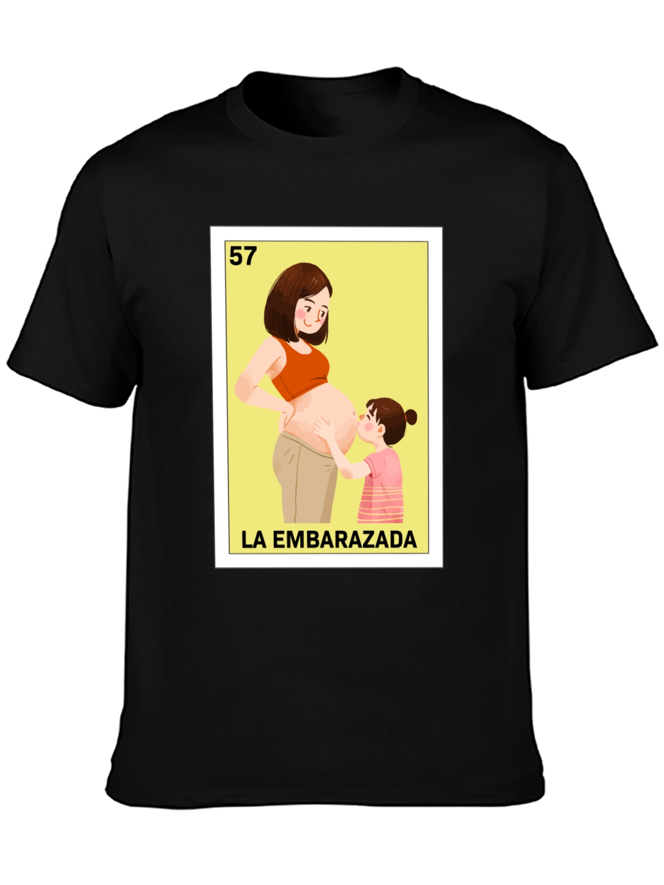 Embarazada T-Shirt - Cute Cartoon Graphic Tee