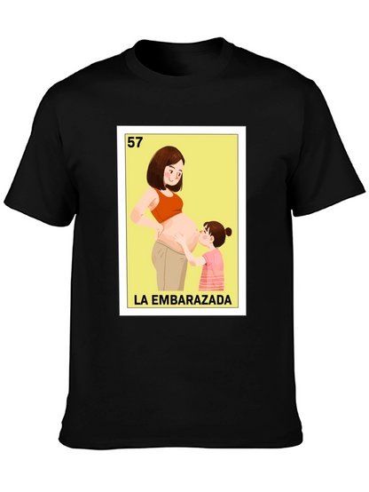 Embarazada T-Shirt - Cute Cartoon Graphic Tee