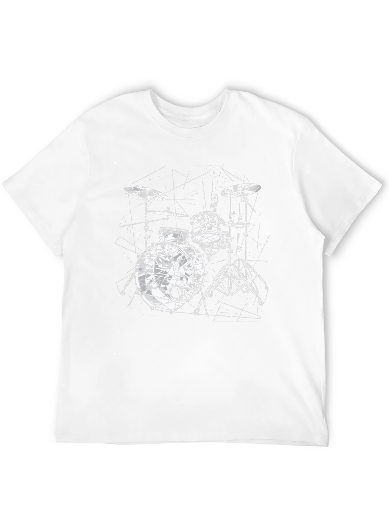 Drum Kit Graphic Tee - Black