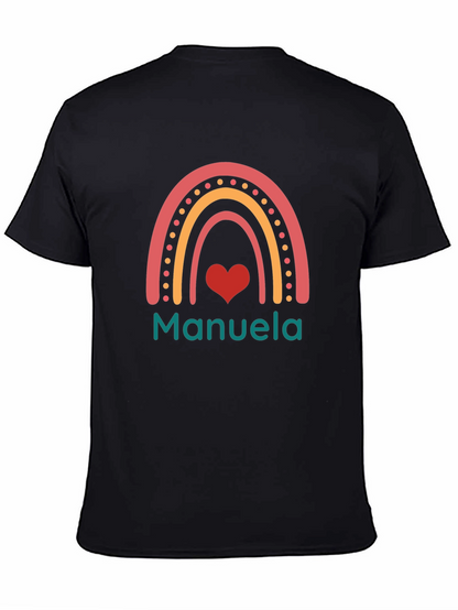Manuela Rainbow Heart Graphic Tee - Unisex