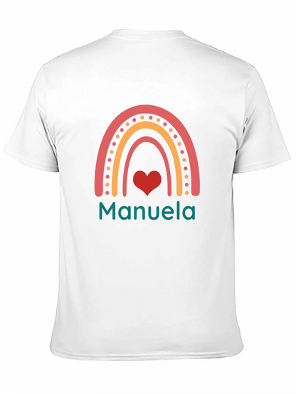 Manuela Rainbow Heart Graphic Tee - Unisex
