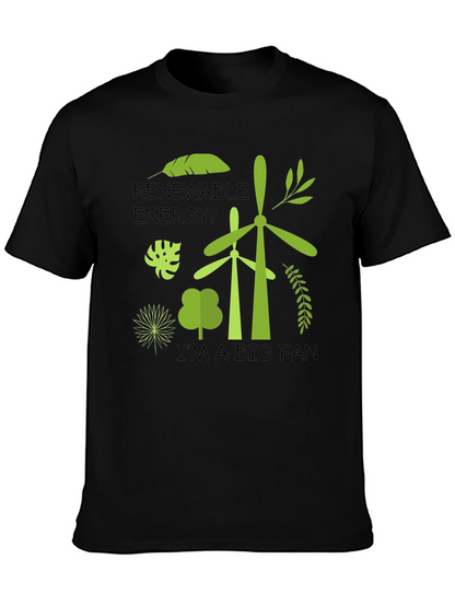 Renewable Energy Fan Graphic T-Shirt