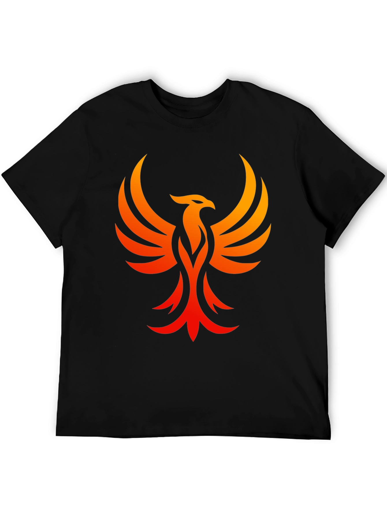 Phoenix Graphic Black T-Shirt - Rising From the Ashes