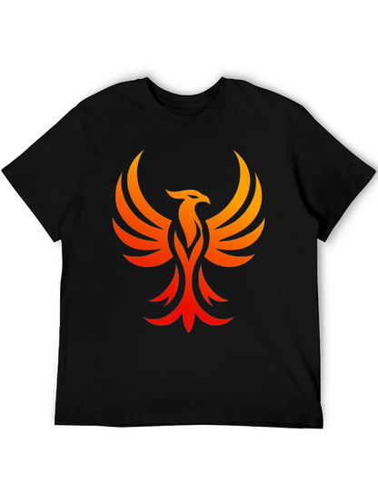 Phoenix Graphic Black T-Shirt - Rising From the Ashes
