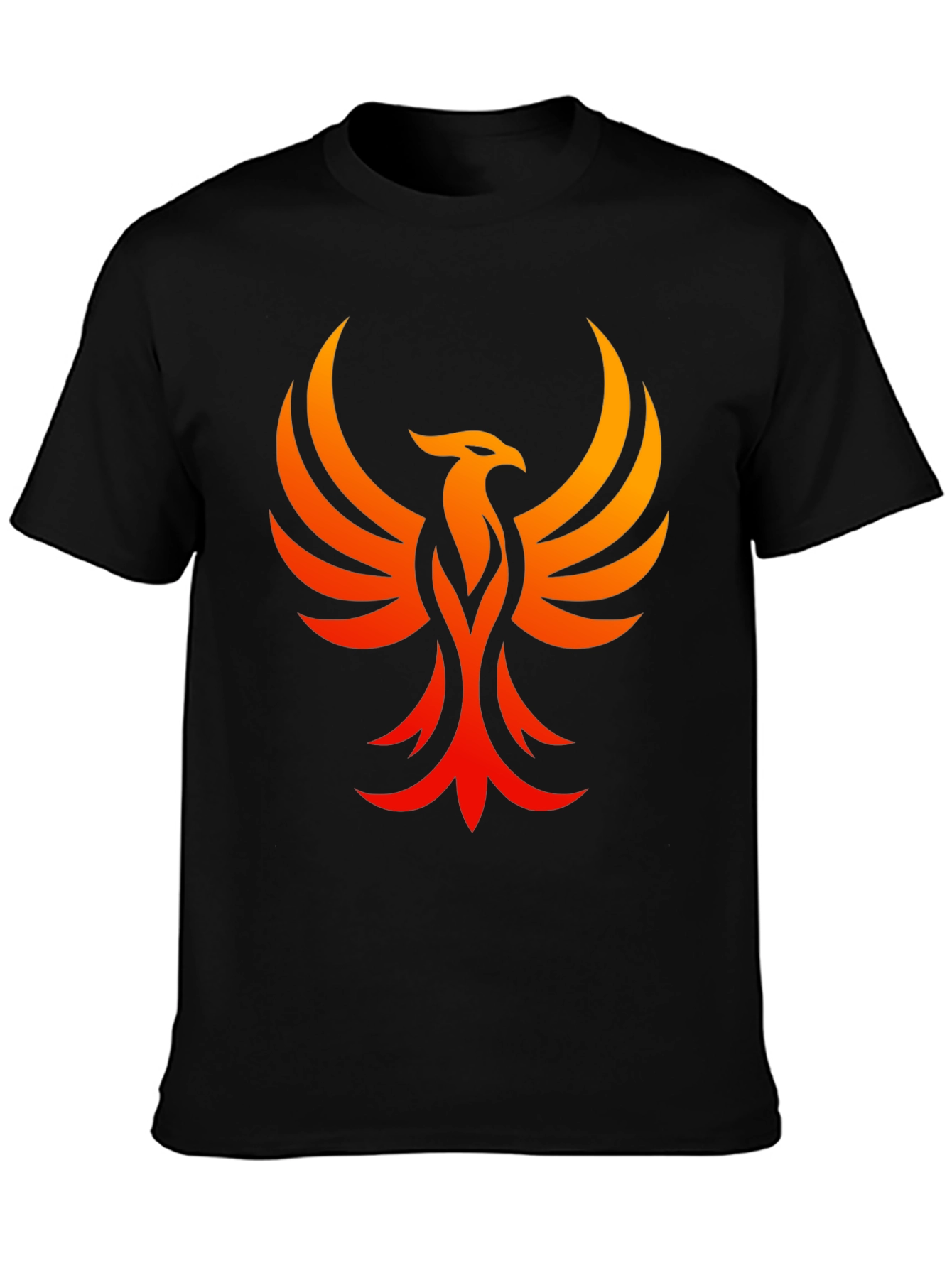 Phoenix Graphic Black T-Shirt - Rising From the Ashes