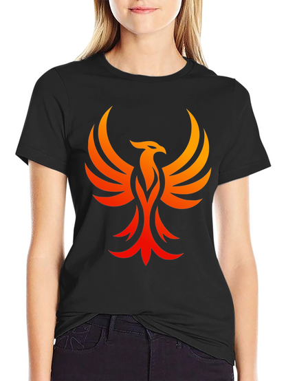 Phoenix Graphic Black T-Shirt - Rising From the Ashes