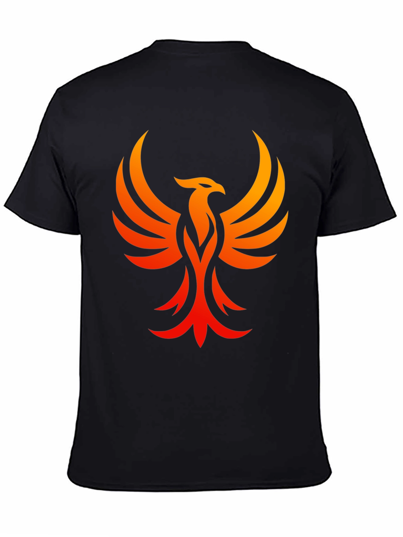 Phoenix Graphic Black T-Shirt - Rising From the Ashes