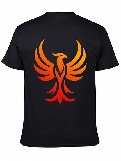 Phoenix Graphic Black T-Shirt - Rising From the Ashes